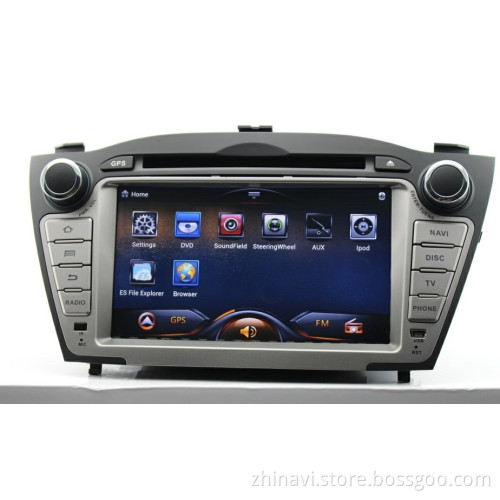 Hyundai IX35 Pure Android 4.0 Car DVD with 5-Point Capacitive Touch 1024X600 HD LED Screen GPS Bluetooth 2g DDR3 RAM Steering Wheel Control
